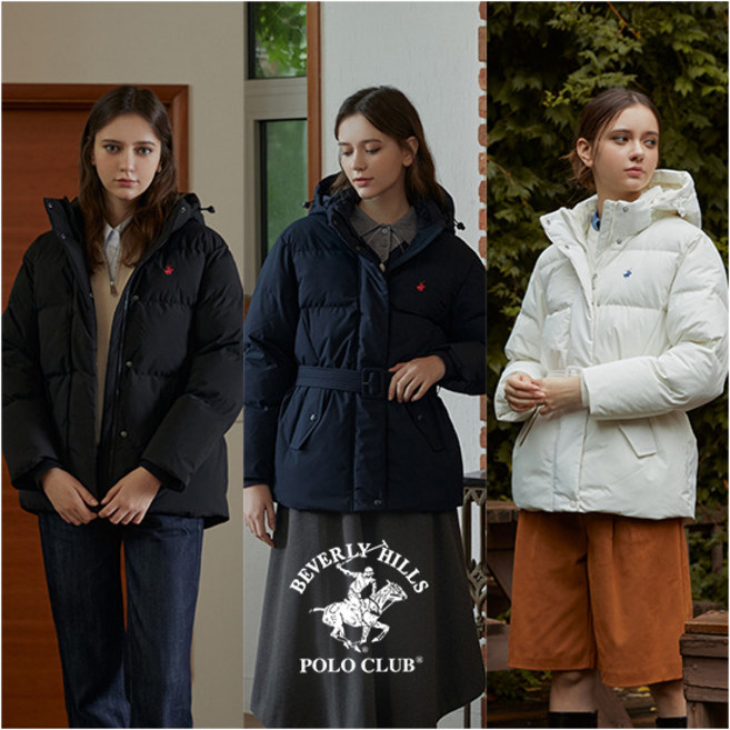 [비버리힐스폴로클럽] O 여성 디테쳐블 클래식 푸퍼패딩 1종