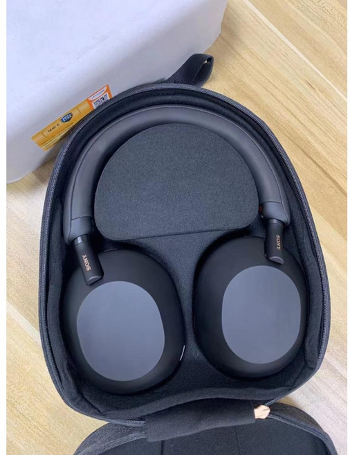 소니 Sony WH1000 XM5 헤드셋 헤드폰 스마트 터치 노이즈 캔슬링, 99프로 새상품급 블랙