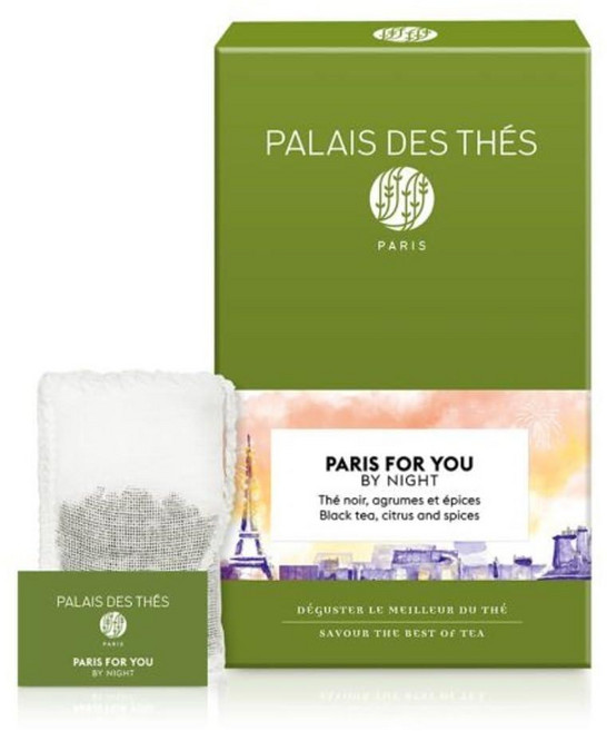 Palais des Thés - Big Ben English Breakfast - Yunnan & Assam 홍차 - 20개 면 티백 박스, 당신을 위한 파리 밤