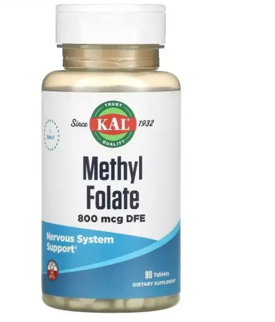 칼 활성엽산 Methyl Folate 800mcg DFE 90정, 1개 - 쿠팡