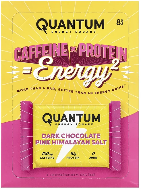 지금 곧 품절됩니다 Quantum Energy Square 다크 초콜릿 히말라야 핑크 소금 바 8개 각 48g(1.69oz) 서둘러주시면 감사하겠습니다, QuantumEnergySquare다크초콜릿히말라야핑크 - 쿠팡