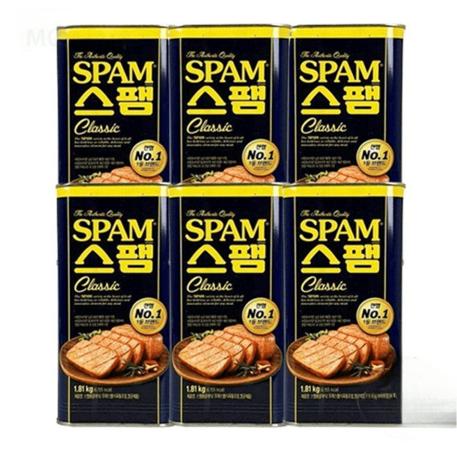 CJ 씨제이 백설 스팸 1.81KG 대용량 업소용, 20개