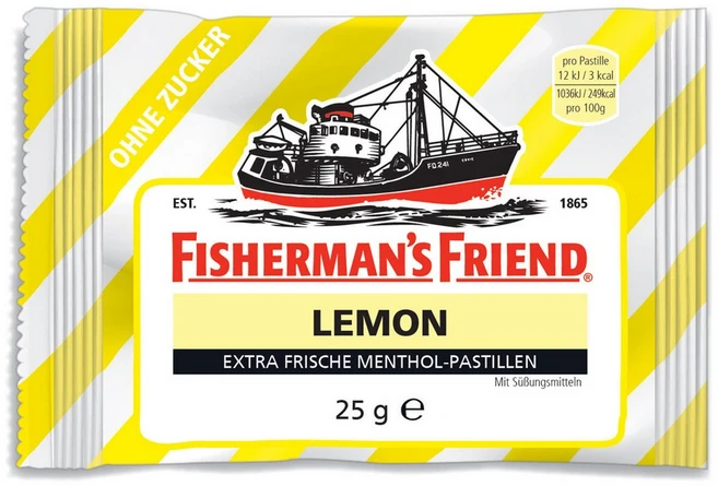 피셔맨스프렌드 무설탕 허브캔디 레몬 25g, 1개 - 쿠팡