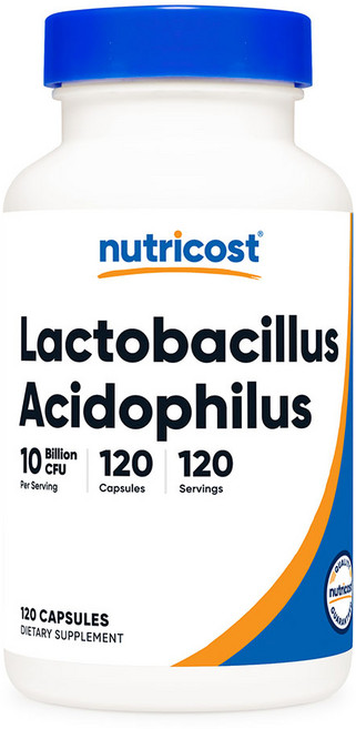 뉴트리코스트 락토바실러스 애시도필러스 100억 CFU 캡슐, 120정, 1개