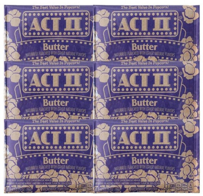 액트투 팝콘 버터맛 78g 6개 (10187437)