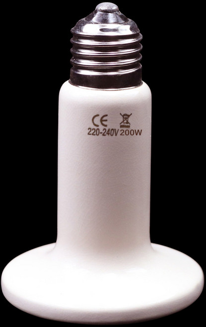 열 25W 100W 방출 200W 75W 전구 원적외선 가열 150W 50W 애완 동물 220V 파충류 세라믹 램프, 06 220V 200W, 1개