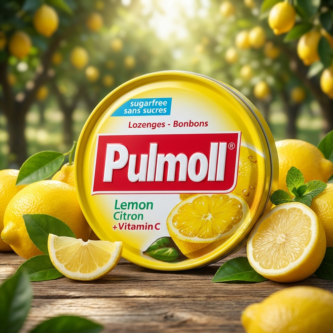 펄몰 무설탕캔디 레몬, 45g, 5개