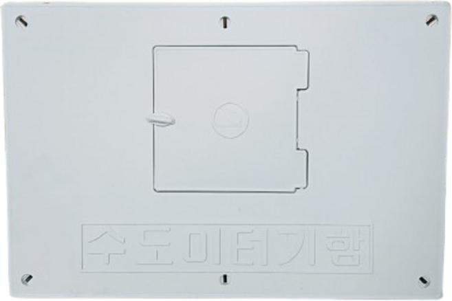 수도계량기 벽체형카바 플라스틱/스텐, 1개