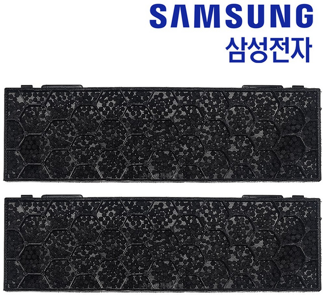 삼성 벽걸이 에어컨 탈취 필터 정품 2개 AR06R5170HEQ AR06R5170HFQ AR06R5170HDQ, 삼성 정품 AR06R5170HEQ 사용 벽걸이 에어컨, 1세트