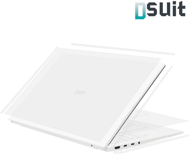 디슈트 LG전자 엘지 그램 15Z90T 15인치 25년 무광 외부 보호필름 커버, 1개