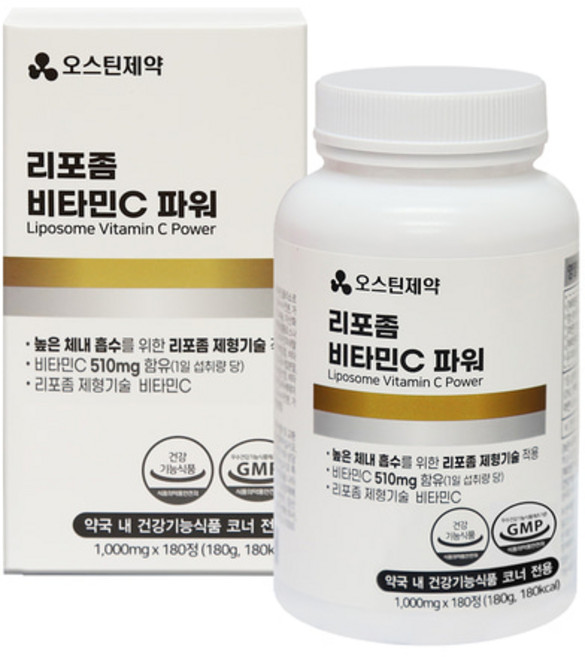 리포좀비타민C파워 (1 000mg), 3개, 180정
