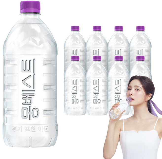 몽베스트 위드어스 무라벨 생수, 1L, 12개