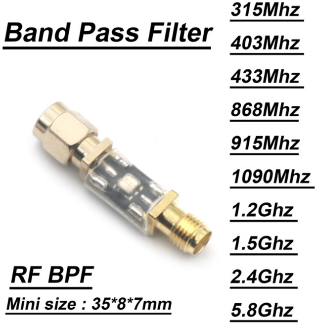 BPF 315M 868Mhz 1.2G LC 밴드 패스 필터 햄 라디오 RF 전력 증폭기 송신기, 01 BPF 403Mhz