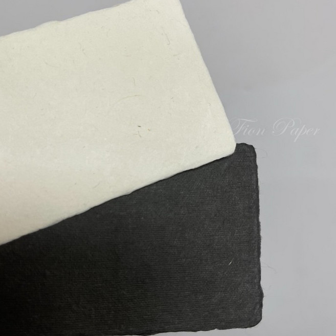 Fion 手抄明信片，120g，11.5x16cm，米色再生紙, 1個, 黑色,名片尺寸5.5x9.5cm