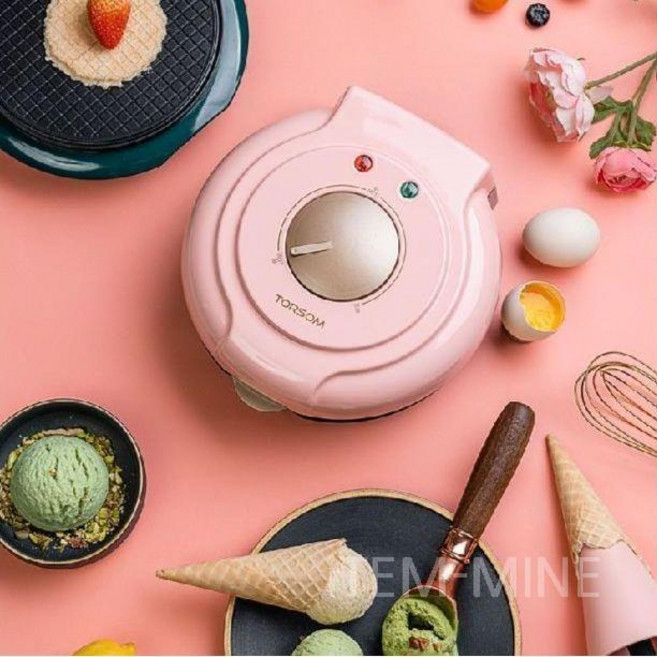 전병메이커 크레페 전병기계 전병 팬케이크 전병기 와플메이커 와플기 와플기계, B. 3세대 레베카 컬러 - 펄 블랙 코팅