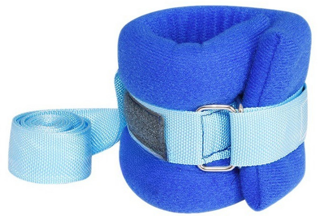 YIXUAN 손목억제대 쿠션감 좋은 손발목억제대 3색, 2개, 블루