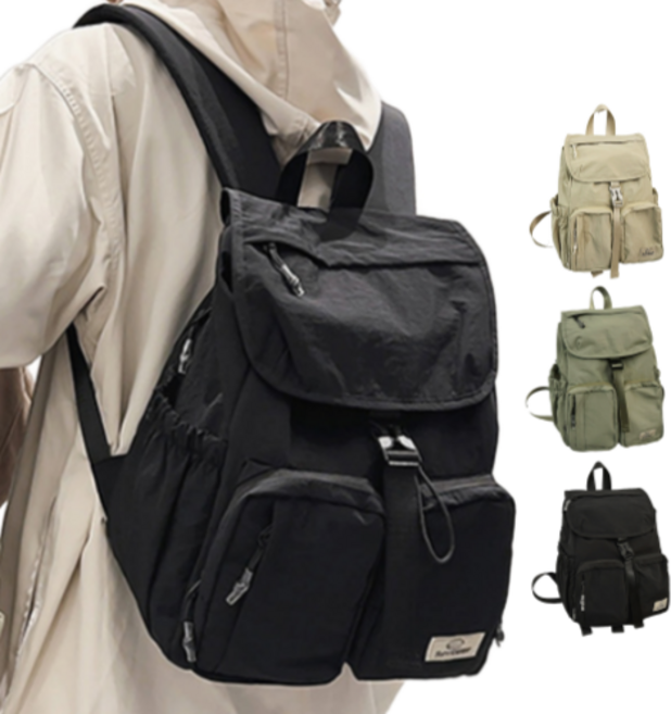 라이프윙 여행용 여성 가벼운 백팩 기저귀가방 직장인 학생 경량