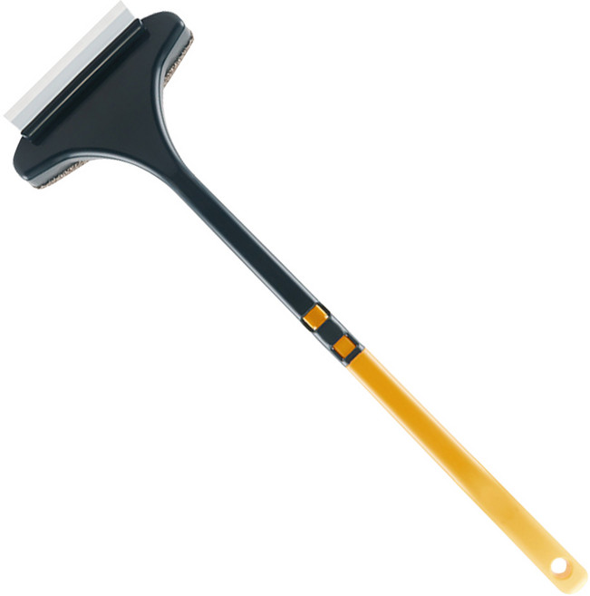 이모네 방충망 청소 브러쉬 스퀴즈 겸용, 옐로, 1개