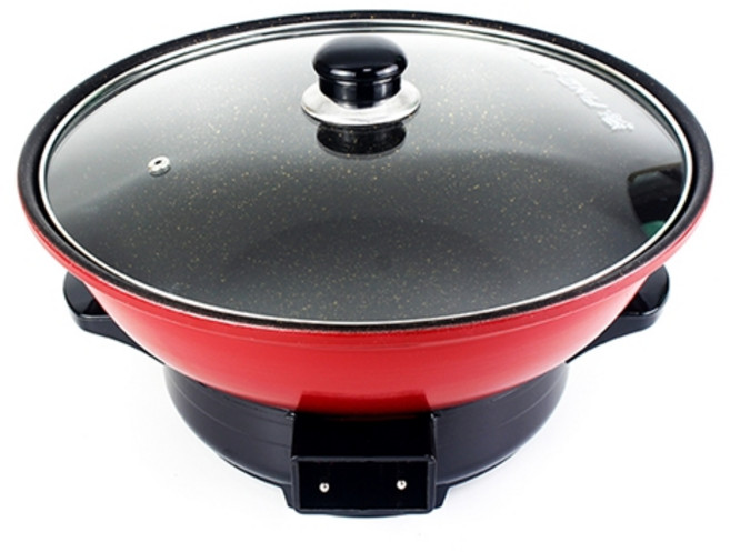 보령주방 [규촌키친] 전기궁중팬 전기냄비 도란도란 웍 일체형 BRS-7700 (전기쿠커 전기웍 전기프라이팬 가정용전기프라이팬 식당용전기프라이팬 스키야키 샤브샤브 만두전골 버섯전골 야유회 물놀이 캠핑 글램핑)