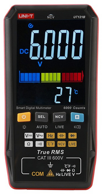 UNI-T UT121A UT121B 名片型電表 / 迷你型萬用表 / 可量測溫度, 1個