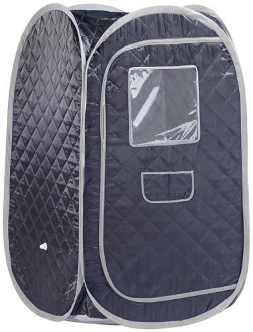 휴대용 접이식 사우나 텐트 스티머 없는 디톡스 테라피 1 인용 전신 스파, 1개, Blue