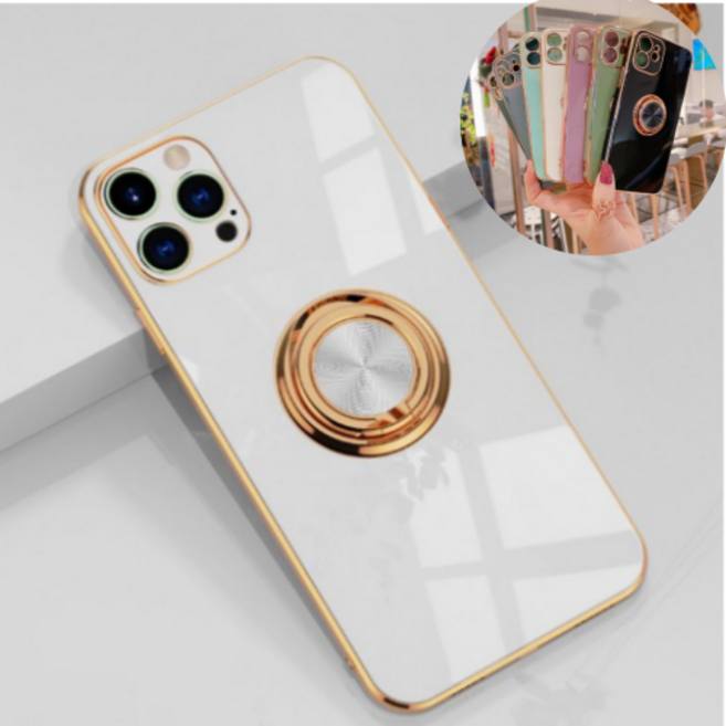 제이펀 아이폰 X XR XS MAX 케이스 골드 스마트링 핑거링 차량 마그네틱 거치대 폰케이스 IPHONE X 10 case