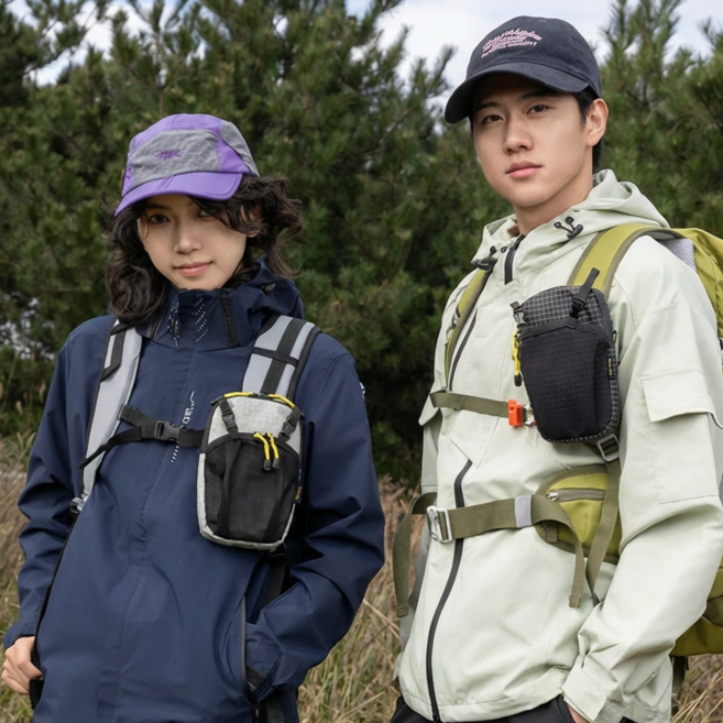 공간백서 등산 핸드폰파우치 물병수납형 올인원
