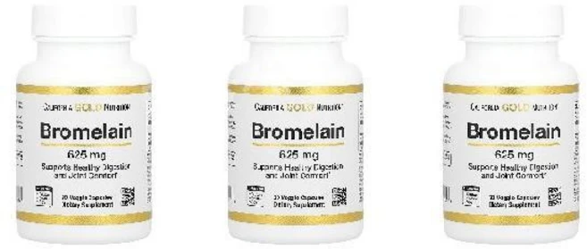 3개 CGN BROMELAIN 브로멜라인 브로멜린 브로멜란 625mg 30정 - 쿠팡