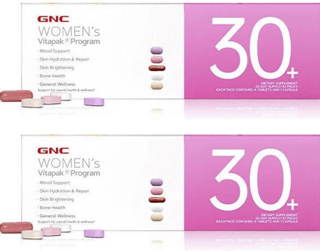 GNC 우먼스 비타팩 프로그램 30+, 30회분, 2개