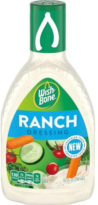 드레싱 소스 샐러드 위시본 랜치 24온스, 24 Fl Oz (Pack of 1), 1개
