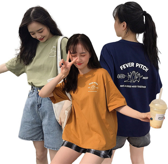 로지 피버 피치 여성 반팔티셔츠 3P