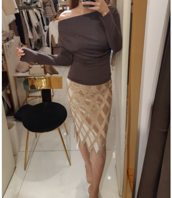 벨로아 레이스 스커트