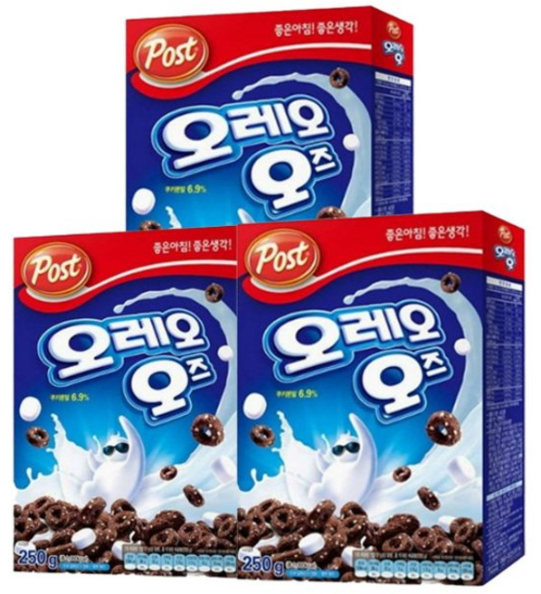 포스트 오레오 오즈, 250g, 3개
