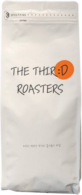 더써드로스터스 아몬드초콜릿 고소한 원두 산미없는 커피원두, 500g, 1개, 홀빈(분쇄안함)