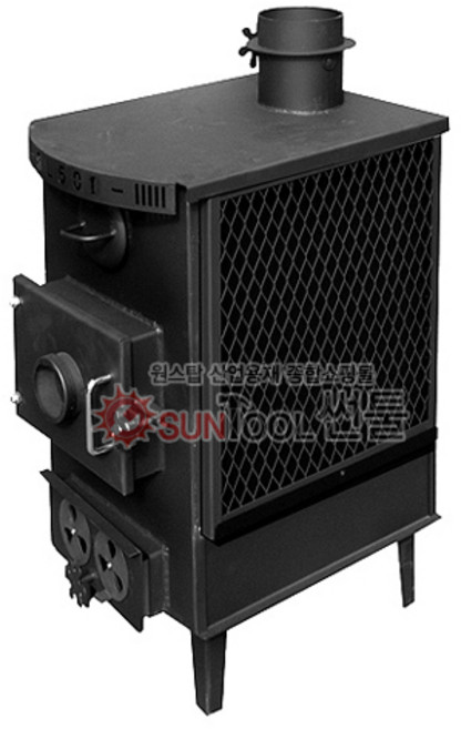 화목난로 SL-500 사각 대형난로 야외용 펜션 마당 나무 일반형 신일금속