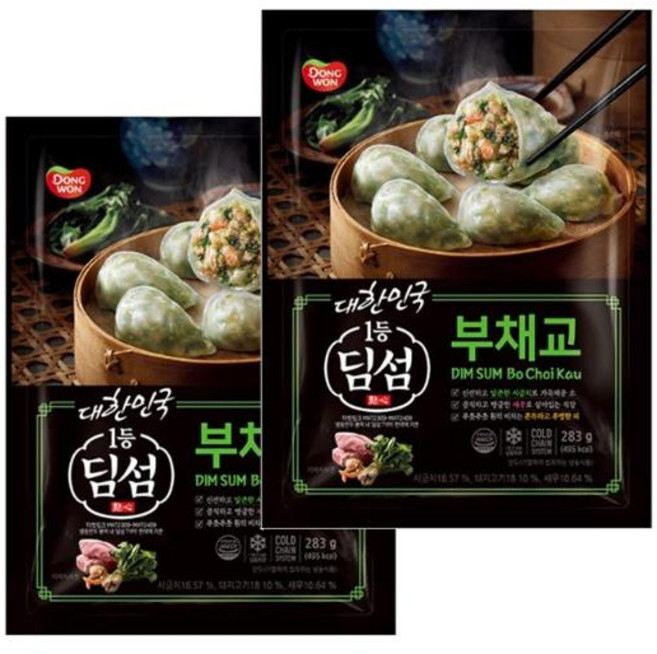 동원 딤섬 부채교 283g 2개