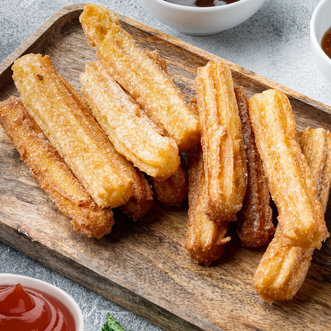 (배터짐) 쫄깃빠삭 간식 츄러스 어묵 어묵튀김 (일요일&당일발송), 2개, 500g