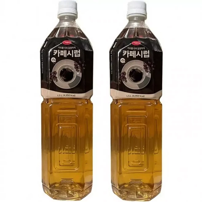푸드웰 카페시럽 1.5L x 2개 푸드웰카페시럽 푸드웰시럽, 1개