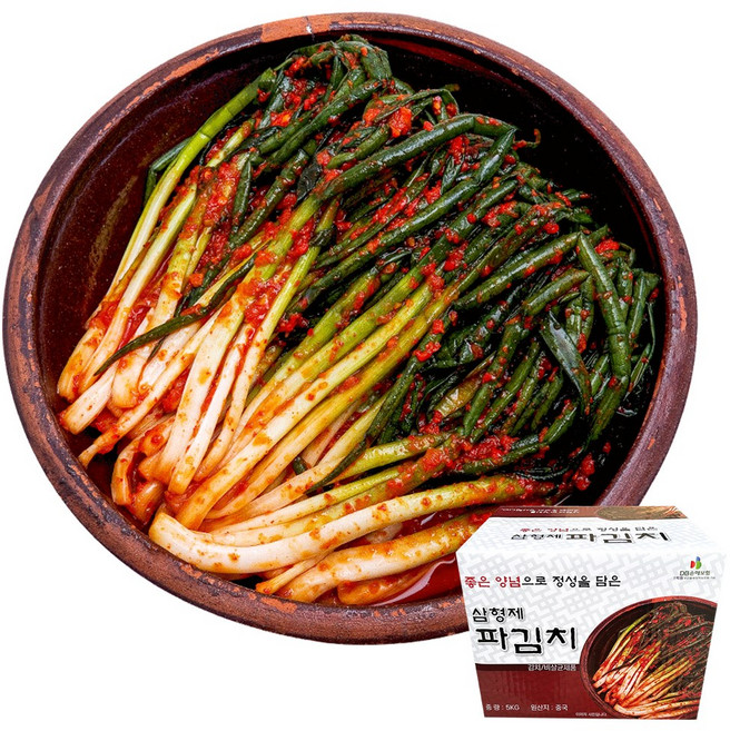 삼형제 파김치 쪽파김치 업소용, 1개, 5kg