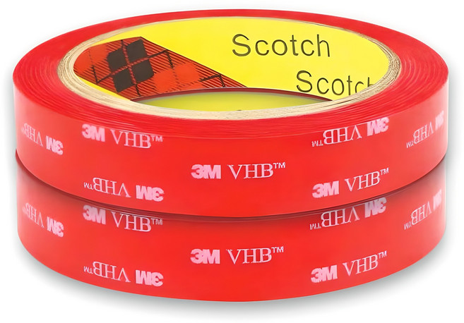 브이에이치비 양면테이프 투명 20mm x 5m, 2개