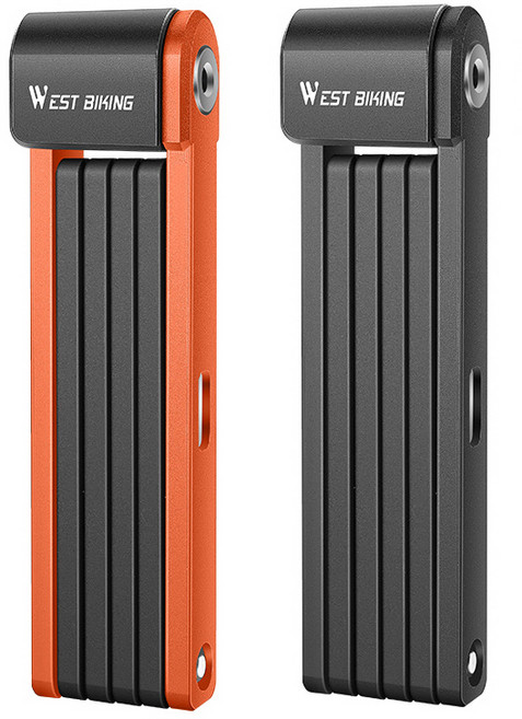 시그니처베이지 자전거 킥보드 열쇠 유락 관절락 자물쇠 YPZ080, 오렌지, 1개