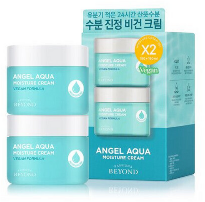 비욘드 엔젤아쿠아 수분진정크림 150ml 1+1 기획세트 + 쇼핑백, 1개