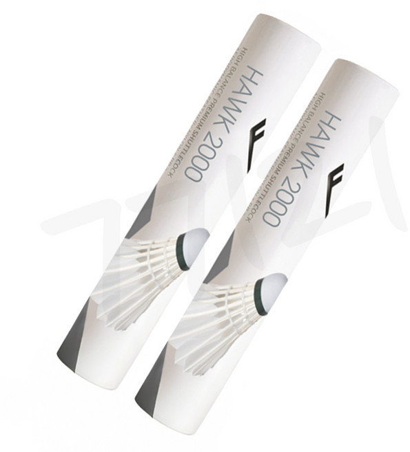 프로스펙스 깃털 셔틀콕 호크 2000 12p, 화이트, 12개입, 2개