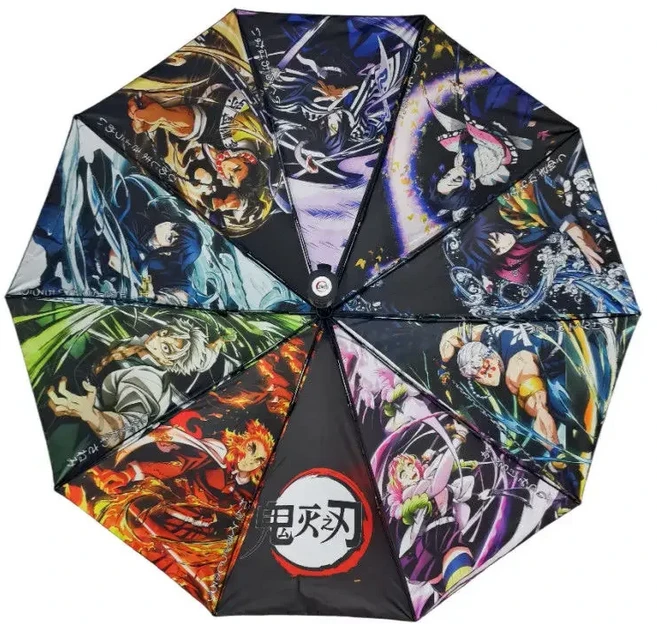 귀멸의 칼날 캐릭터 주변 상품 접이식 우산