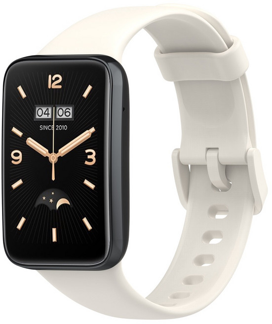 小米手環7 Pro 矽膠錶帶 Xiaomi band7 pro, 靜息白, 1個