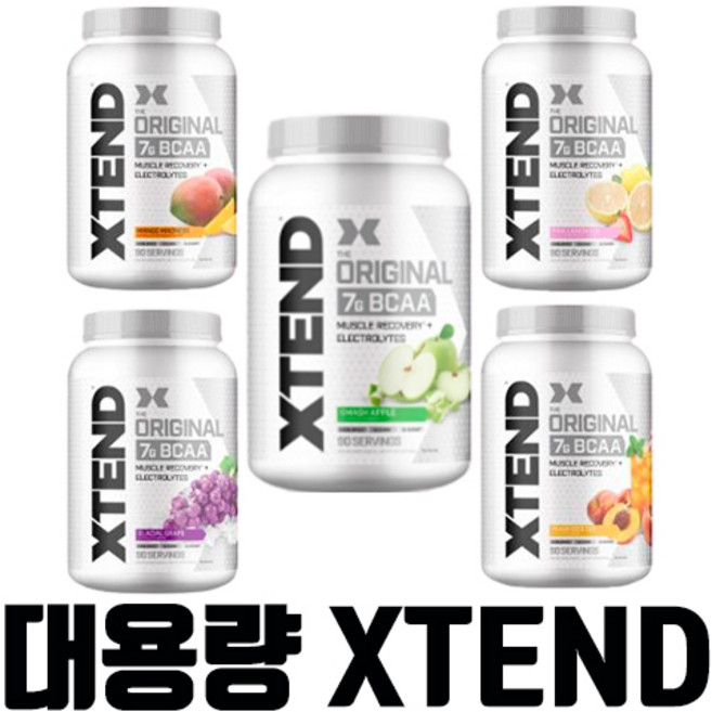 Scivation 싸이베이션 엑스텐드 오리지널 BCAA 90 서빙 1.3 kg 보충제, 1.3kg, 1개