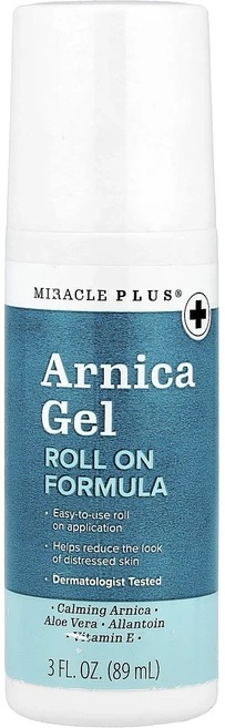 헁복하고 건강하세요 Miracle Plus 아르니카 젤 롤온 포뮬라 89ml(3fl oz) 늘 챙기셔야합니다, MiraclePlus아르니카젤롤온포뮬라89ml3floz, 1개, 89ml - 쿠팡