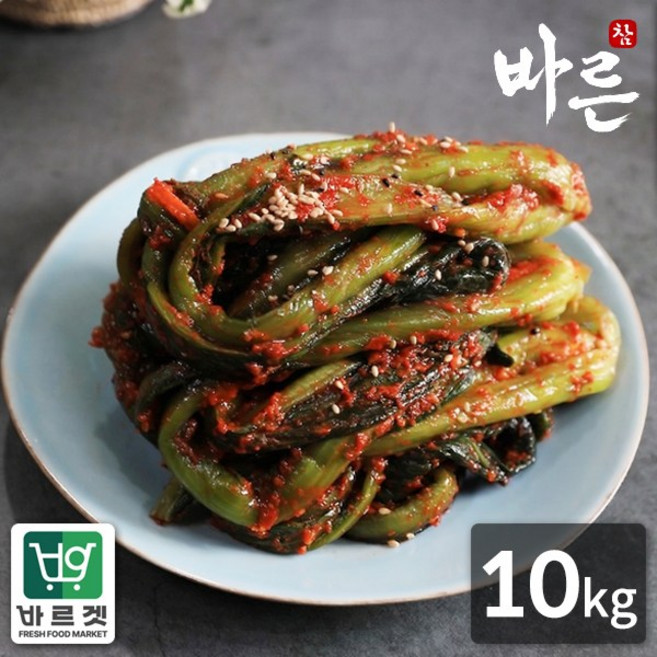 참바른김치 프리미엄 국내산 갓김치 10kg 바른재료 바른위생 바르겟, 1개