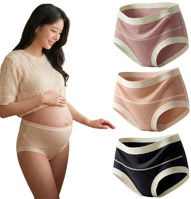 루메이크 부드러운 임산부 임부 모달 팬티 3개