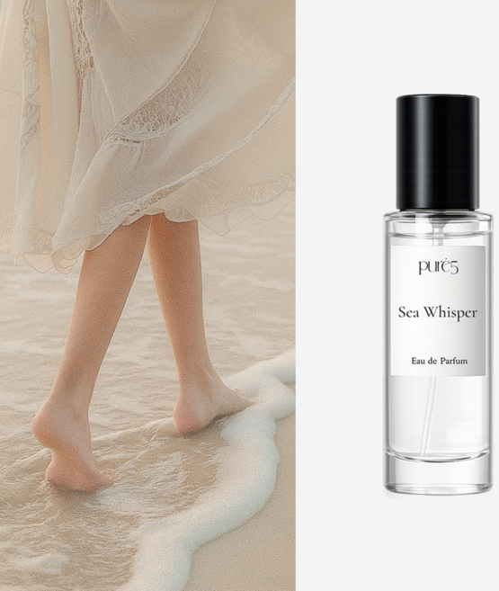 PURE5 청량한 허브 아쿠아 비누향 향수 오드퍼퓸 SEA WHISPER, 1개, 18ml